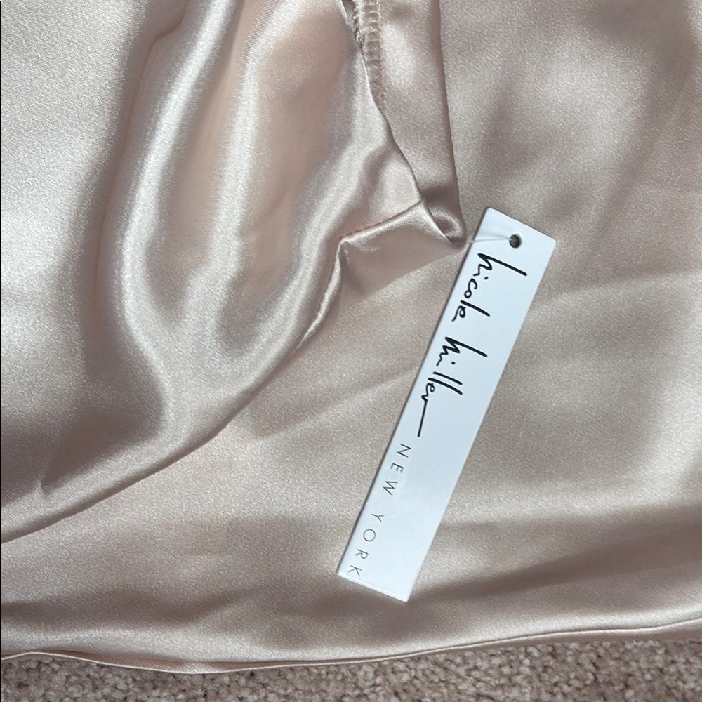 Nicole Miller Elegant Gold Midi Skirt - Picture 6 of 6